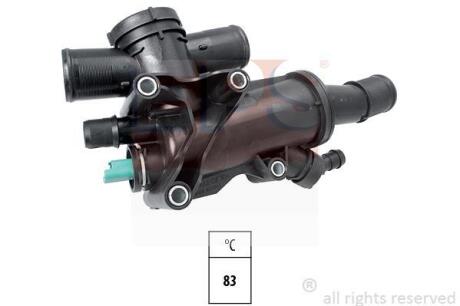Термостат Fiat Scudo/Ford C-Max/Focus II/PSA C4/C8/Jumpy/307/308/407/508/Volvo S40/V50 2.0Jtd/Hdi/Tdci EPS 1 880 748