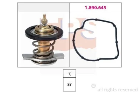 DB Термостат (Made in Italy!) (вставка + прокладка!) Sprinter, Vito OM611 CDI 99- EPS 1 880 784