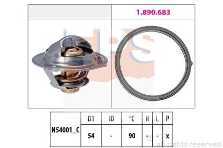 HYUNDAI термостат i20/i30/i40 1,4-1,6CDI 07-, KIA EPS 1 880 802