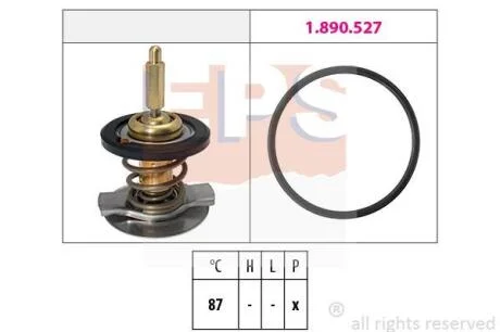 Термостат (вставка без корпуса з прокладкою) DB W210/202 2.0-2.2 Sprinter/LT 2.3 бенз. EPS 1 880 807