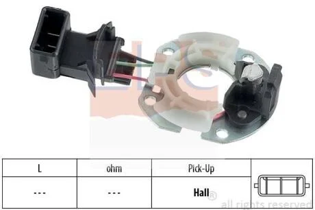 Датчик частоти обертів Холла, VAG 1,0/1,3 84- EPS 1 906 223