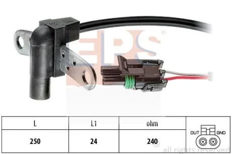 VOLVO датчик обертів двигуна 460 88- EPS 1 953 008