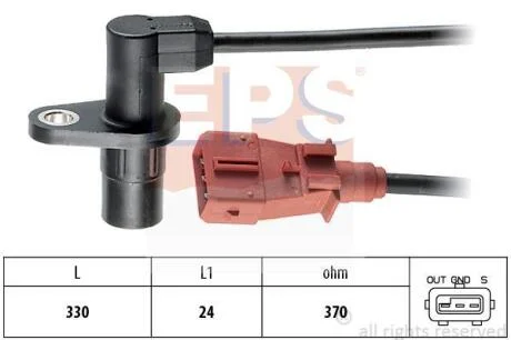 PEUGEOT датчик обертів двигуна 306, 309, 405, 806 CITROEN Jumper, Jumpy EPS 1 953 021
