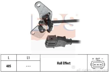 Датчик положення р/вала Fiat Brava, Bravo, Doblo, Marea, Palio, Stilo 1.6 95- EPS 1 953 213