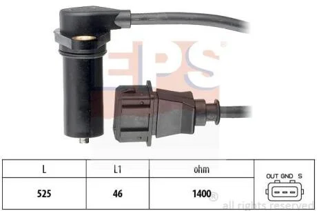 Датчик положення к/вала Audi A3 /Seat Cordoba, Ibiza III, Leon, Toledo II /Skoda Octavia /VW Bora, Golf IV, Polo 1.9TDI 96- EPS 1 953 219