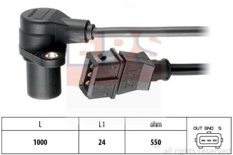 Датчик коленвала Opel Frontera B 98-/Daewoe Nubira 97-/Chevrolet Captiva 06- EPS 1 953 228