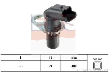 Датчик положення коленвала Citroen C8,JumpyPeugeot 806,Expert 2.0-2.2HDI 08.99- Fiat Scudo 2.0-2.2JTD 10.99- EPS 1 953 258