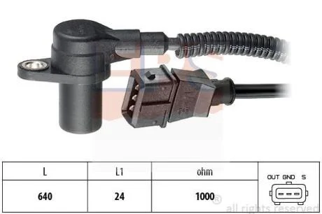 CITROEN датчик обертів двигуна Jumper,Fiat Ducato,Peugeot 02-,Iveco Daily III 99- EPS 1 953 301