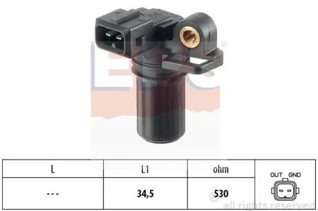 Датчик положення колінвала Ford Transit Connect/Focus 1.8TDCi (F9DB/F9DA) 03.01- EPS 1 953 323