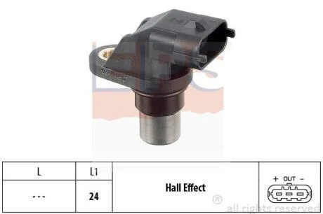 Датчик положення розпредвалу Toyota Corolla/Yaris 1.4D-4D 01- EPS 1 953 344