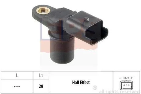 Датчик положення р/вала Dacia Logan, Sandero Renault Clio II, Kangoo, Megane II, Scenic II/Grand Scenic II, Thalia 1.5dCi 06.01- EPS 1 953 348