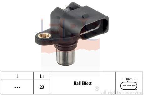 VW датчик положення валу розподільчого Audi A3,Ford Galaxy,Golf III,IV,Passat,Sharan,T5 EPS 1 953 351