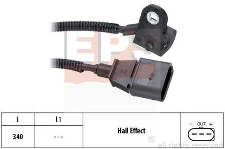 Датчик положення розподільчого валу Audi/Seat/Skoda 1.4 TDI/1.9TDI EPS 1 953 423