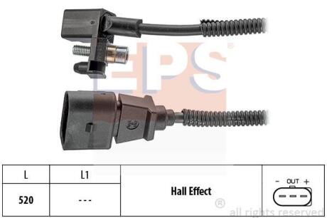 Датчик імпульсів Skoda Fabia 1.4 16V 00-07/ VW Golf IV 1.6 16V 00-05 EPS 1 953 443