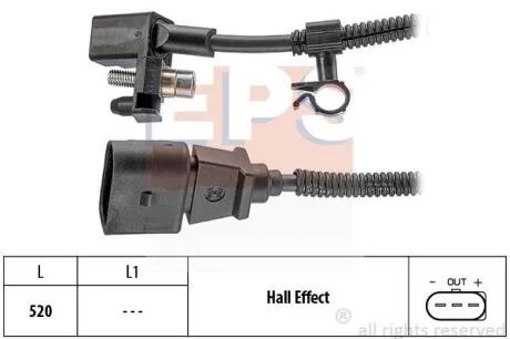 Датчик положення к/вала VW Polo 1.0/1.4 07.95-09.01 EPS 1 953 445