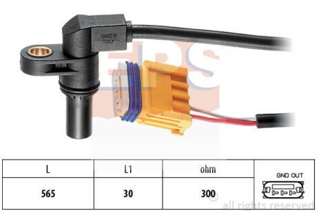 Датчик положення к/вала Cirtoen C3, C4, C5, C8 /Peugeot 307, 308, 407 /Renault Megane, Laguna 1.6-1.8-1.9 96- EPS 1 953 469