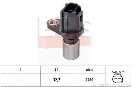 TOYOTA датчик обертів двигуна Yaris 1.3 05- EPS 1 953 486