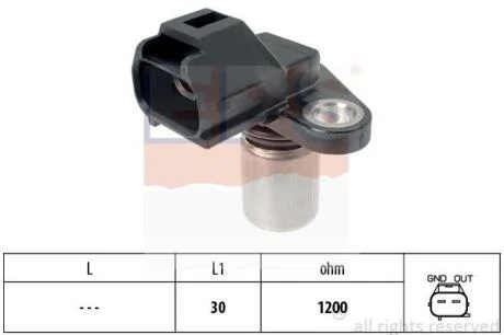 TOYOTA датчик обертів двигуна Land Cruiser, RAV-4, Corolla, Avensis, Auris, 1,4-4,5D 05- EPS 1 953 497