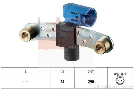 RENAULT датчик обертів двигуна Kangoo 1.6 01-, Megane. EPS 1953545