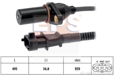 Датчик положення к/вала Hyundai I30 2.0CRDi 07- /Kia Ceed (Ed) 2.0CRDi 07- EPS 1 953 563