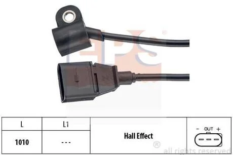 Датчик положення розподільчого валу VW PASSAT B5, PASSAT B5.5 1.9D/2.0D 01.95-03 EPS 1 953 565