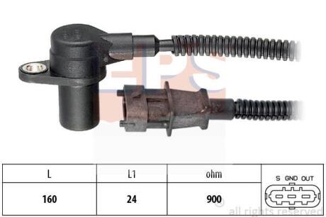 KIA Датчик оборотов двигателя SORENTO I (JC) 2.5 CRDi 06-11 EPS 1 953 588