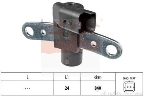 Датчик положення к/вала Nissan Kubistar 1.5 dCi 03- EPS 1 953 600
