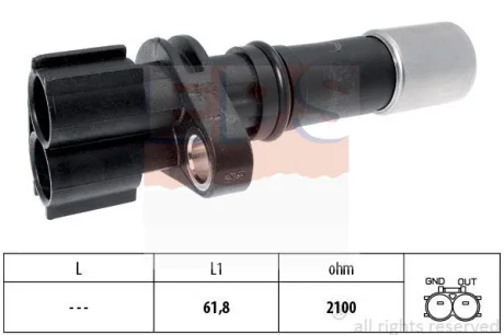 Датчик положення к/вала Toyota Avensis 2.0 09- EPS 1 953 633