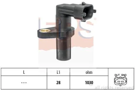 HYUNDAI датчик обертів двигуна i10/i20 1,2 12- EPS 1 953 697