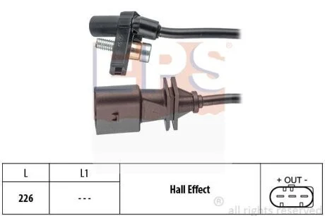 BMW датчик колінчастого вала 3 E46/E90/E53 3.0d EPS 1 953 759
