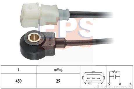 DAEWOO датчик детонації Lanos 97- EPS 1 957 023