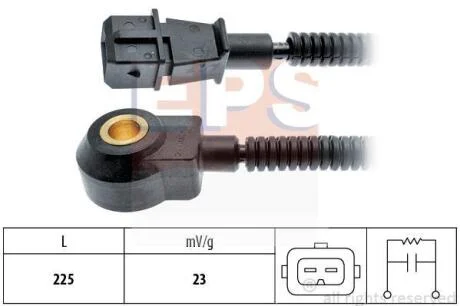 HYUNDAI Датчик детонации Accent II,Coupe,Elantra,Getz,Matrix,Kia Cerato 1.4/2.0 98- EPS 1 957 204