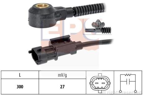 Датчик детонації Hyundai i30/ Kia Ceed 1.4/1.6 07- EPS 1 957 208
