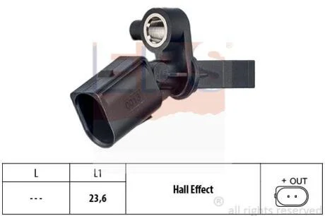 VW датчик ABS задн.прав.Polo,Skoda Fabia,Seat,Audi EPS 1 960 013