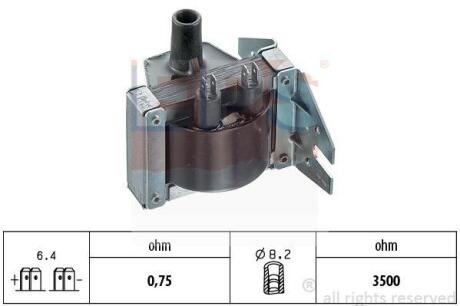 FIAT котушка запалювання Fiorino 1.1/1.3 -94. EPS 1 970 158