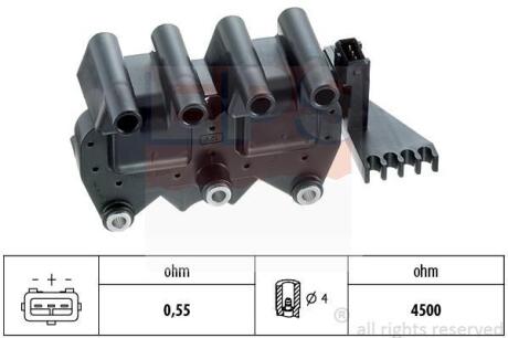 Котушка запалювання Fiat Doblo/Lancia Delta II (836) 1.6 16V 95- EPS 1 970 345