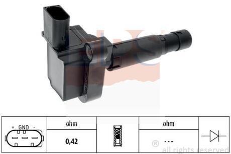 Котушка запалювання DB C160/C180/C200/C230/E200 Kompessor 02- EPS 1 970 420