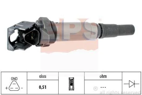 CITROEN котушка запалювання C4,C4 Grand Picasso,C5 III,DS4,5,Mini Cooper,Peugeot,BMW F20,F30 1.6 07- EPS 1 970 475
