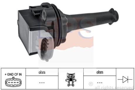 FORD котушка запалювання Focus II,Kuga,Mondeo IV,S-Max,Volvo C30/70,S40/60/80,V50/70 II,III EPS 1 970 478