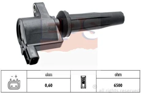 FORD Катушка зажигания C-Max 1,8-2,0 07-, Focus, S-Max 06-. EPS 1 970 480