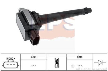 Котушка запалювання NISSAN QASHQAI 1.6 07-,MICRA K12 0 5- EPS 1 970 489