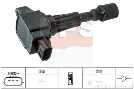 Котушка запалювання Mazda 2 1.3/1.5 10-15/ 3 1.6 03-19 EPS 1 970 516