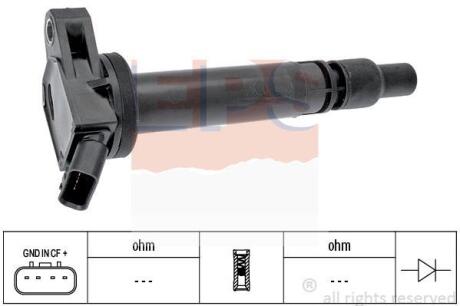 Котушка запалювання Toyota Camry 2.5 11- /Land Cruiser Prado 4.0 09- /RAV 4 2.5 12- EPS 1 970 537