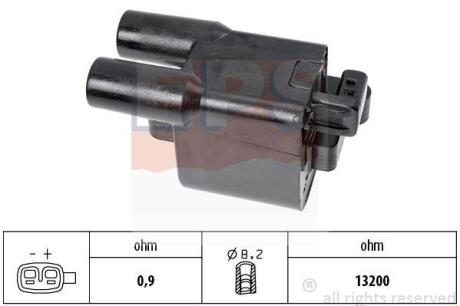 Котушка запалювання Hyundai i10 1.2 08-/i20 1.2 08-/Kia Rio 1.2/1.25 11-17 EPS 1 970 579