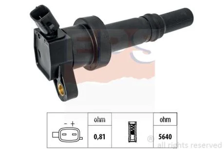 Котушка запалювання Hyundai i20 1.2 12-/Kia Picanto 1.2 11-/Rio 1.25 11- EPS 1.970.612