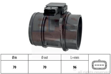 Витратомір повітря Citroen С4/С6/Peugeot 307/407/607 2.0Hdi-2.7Hdi EPS 1 991 302