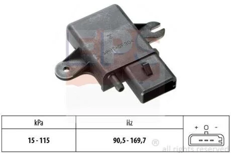 FORD датчик тиску в впускному колекторі Fiesta II,III,Scorpio,Transit EPS 1 993 002