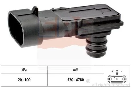 RENAULT Датчик давления в впускн.трубопров.Logan,Vivaro,Trafic II,Clio,Kangoo EPS 1 993 023