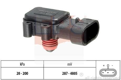 Датчик тиску в колекторі Opel Astra/Combo/Corsa 1.7TDI 00- EPS 1 993 024