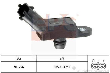 Датчик тиску повітря(вакуума) Opel Combo 1.3CDTI 03-/Fiat Doblo 10-/Renault Trafic 01-/Opel Vivaro 03- EPS 1 993 055